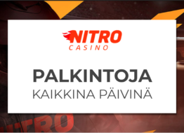Nitro Casino palkitsee päivittäin
